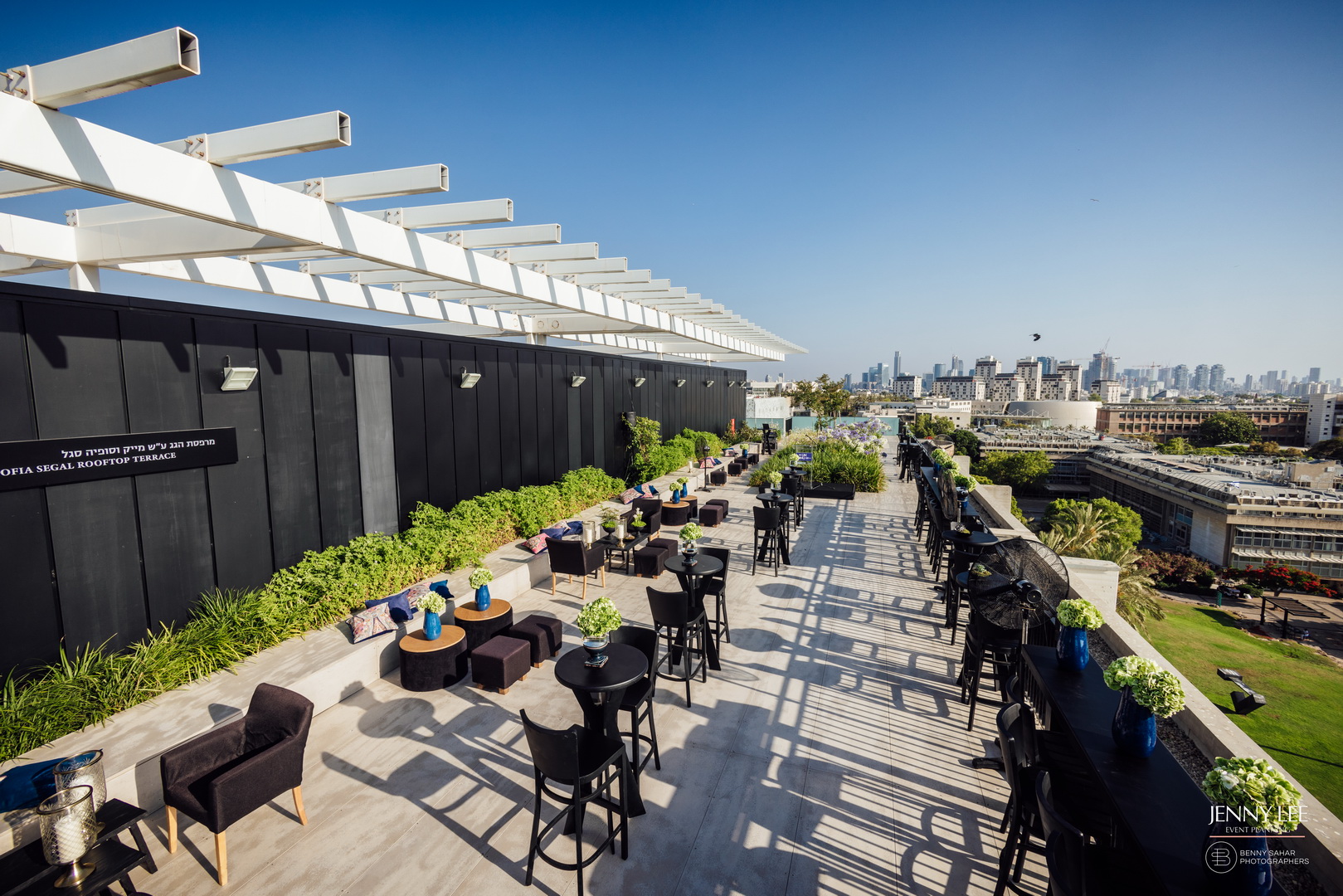 The rooftop. ANU – Museum of the Jewish People. photo by Benny Sahar