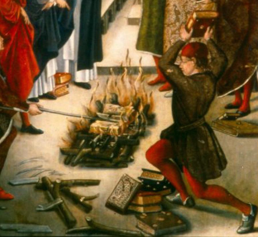 June 17, 1244 - The burning of the Talmud in Paris