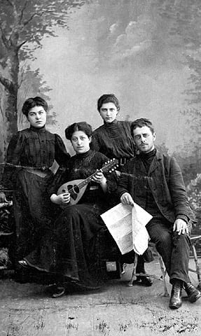 Jewish students at St. Petersburg University, c1907. Beit Hatfutsot, the Oster Visual Documentation Center, courtesy of Batia Gamzu