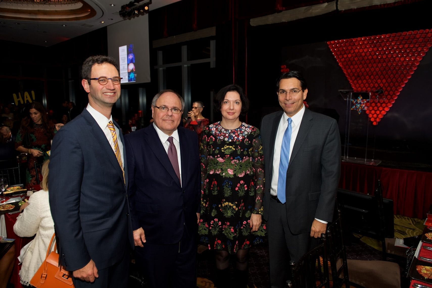 Daniel Pinus, Ambassador Dani Dayan, Irina Nevzlin, Ambassador Danny Danon