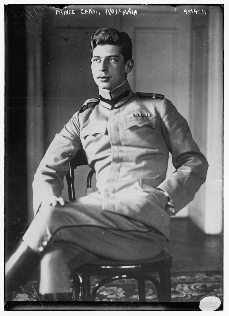 יורש העצר קרול השני בצעירותו. 1918