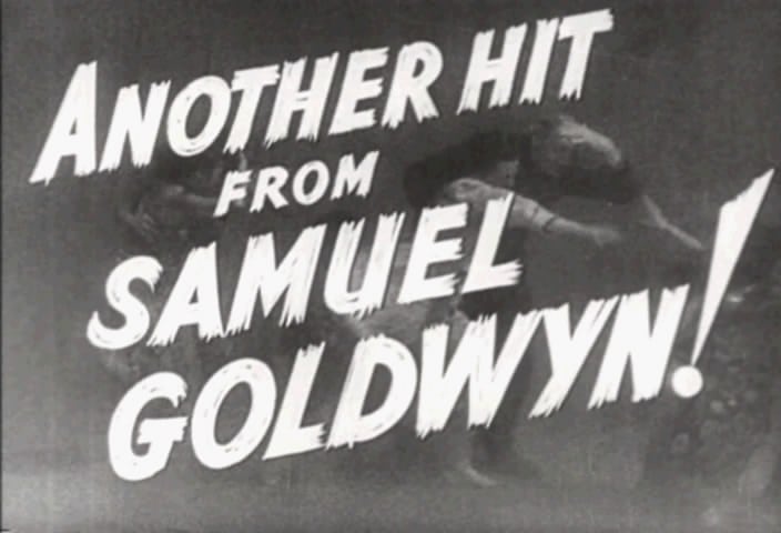 From "The Hurricane" trailer, a film by John Ford, produced by Goldwyn in 1937
