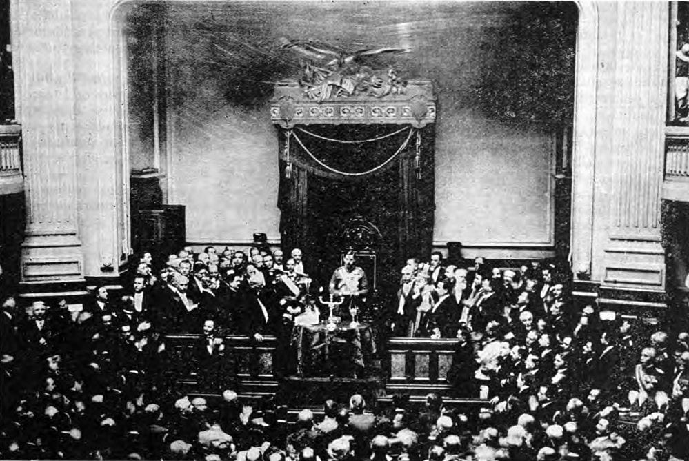 Oath of Carol II in front of parliament, 8 June 1930