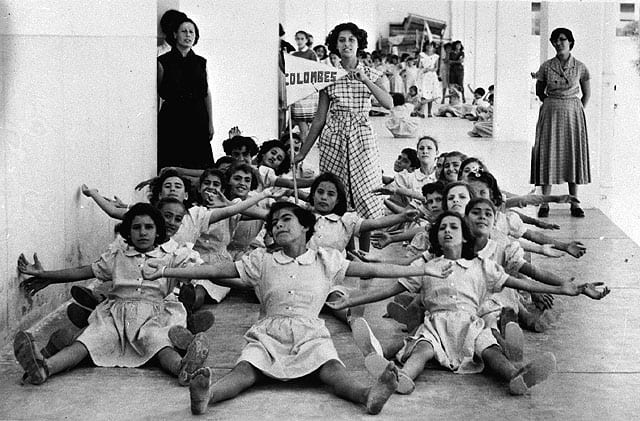 Jewish children from Marrakech in a summer school in Mogador, 1945. Beit Hatfutsot, the Oster Visual Documentation Center, courtesy of Dr. David Cohen, Bat Yam 