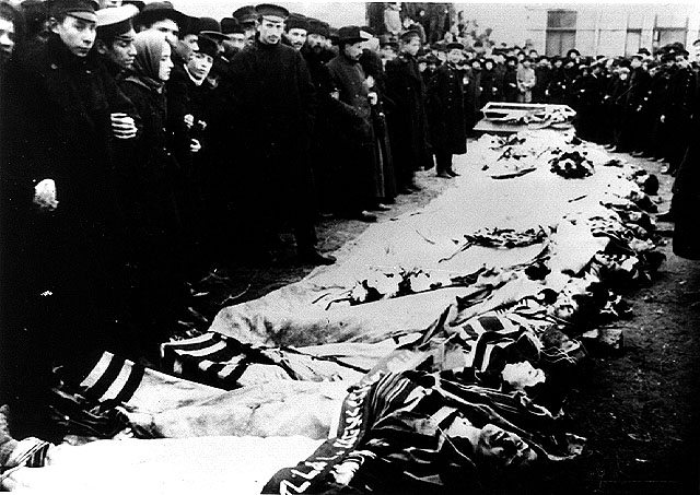 Victims of the Kishinev pogroms, Russia, 1903. Beit Hatfutsot, the Oster Visual Documentation Center, courtesy of Geresh Perlov