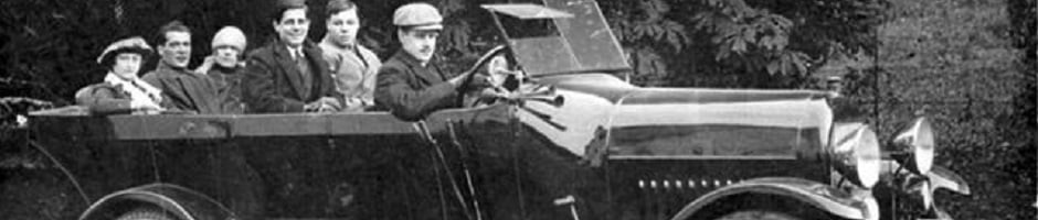 Leah- Alizah Pikbeski next to her fancy car. Cairo, Egypt 1920 (Beit Hatfutsot, the Oster Visual Documentation Center, courtesy of Gila Hershkovitz, Israel)