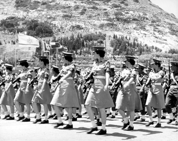 Soldiers, Independence Day parade, 1960’s, Photo: Leni Sonnenfeld, Beit Hatfutsot, the Oster Visual Documentation Center, Sonnenfeld collection