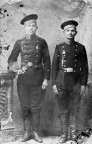 Soldiers in the Czar's army, the Caucas, Russia 1896. Beit Hatfutsot, the Oster Visual Documentation Center, courtesy of Nissim Elishayev