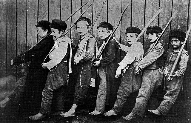 Jewish children playing in Lag Ba'Omer, Staszow, Kielce Province, Poland, 1930's. Studio photo: Abraham J. Rotenberg. Beit Hatfutsot, the Oster Visual Documentation Center, courtesy of M. Carmi, Israel