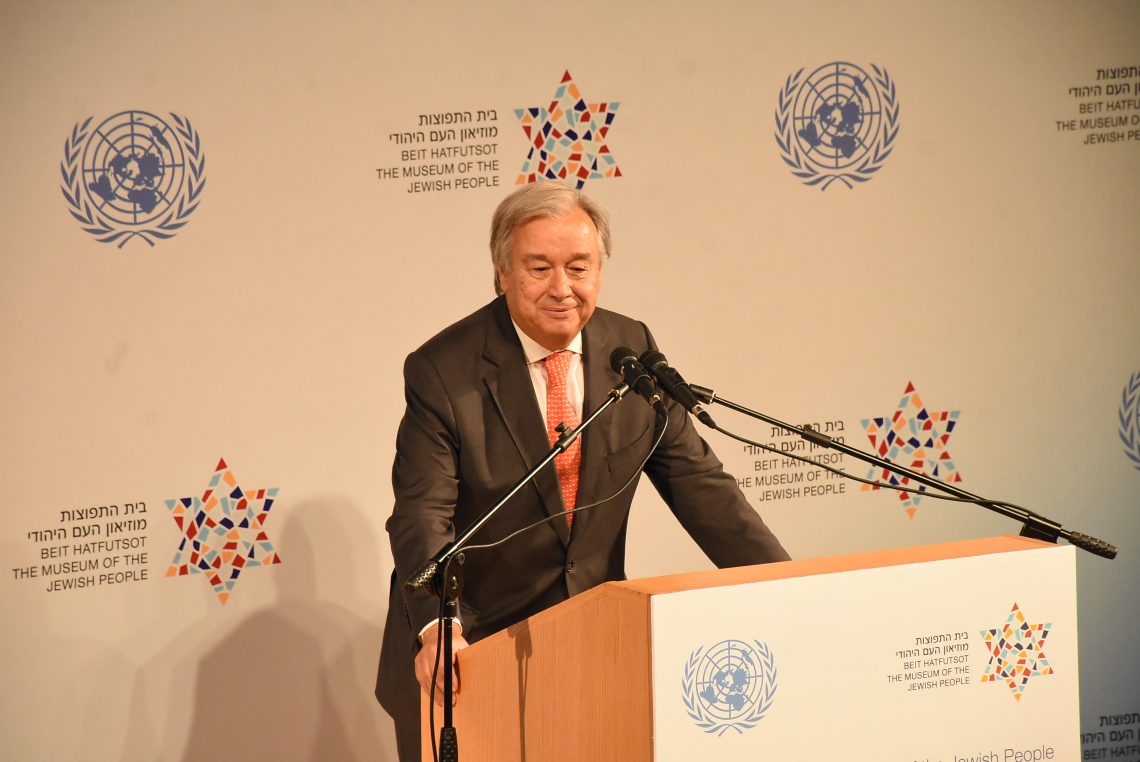 UN Secretary General, Mr. António Guterres (Photo: Aviv Hofi)