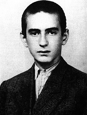 Elie Wiesel at the age of 15, months before the deportation to Auschwitz