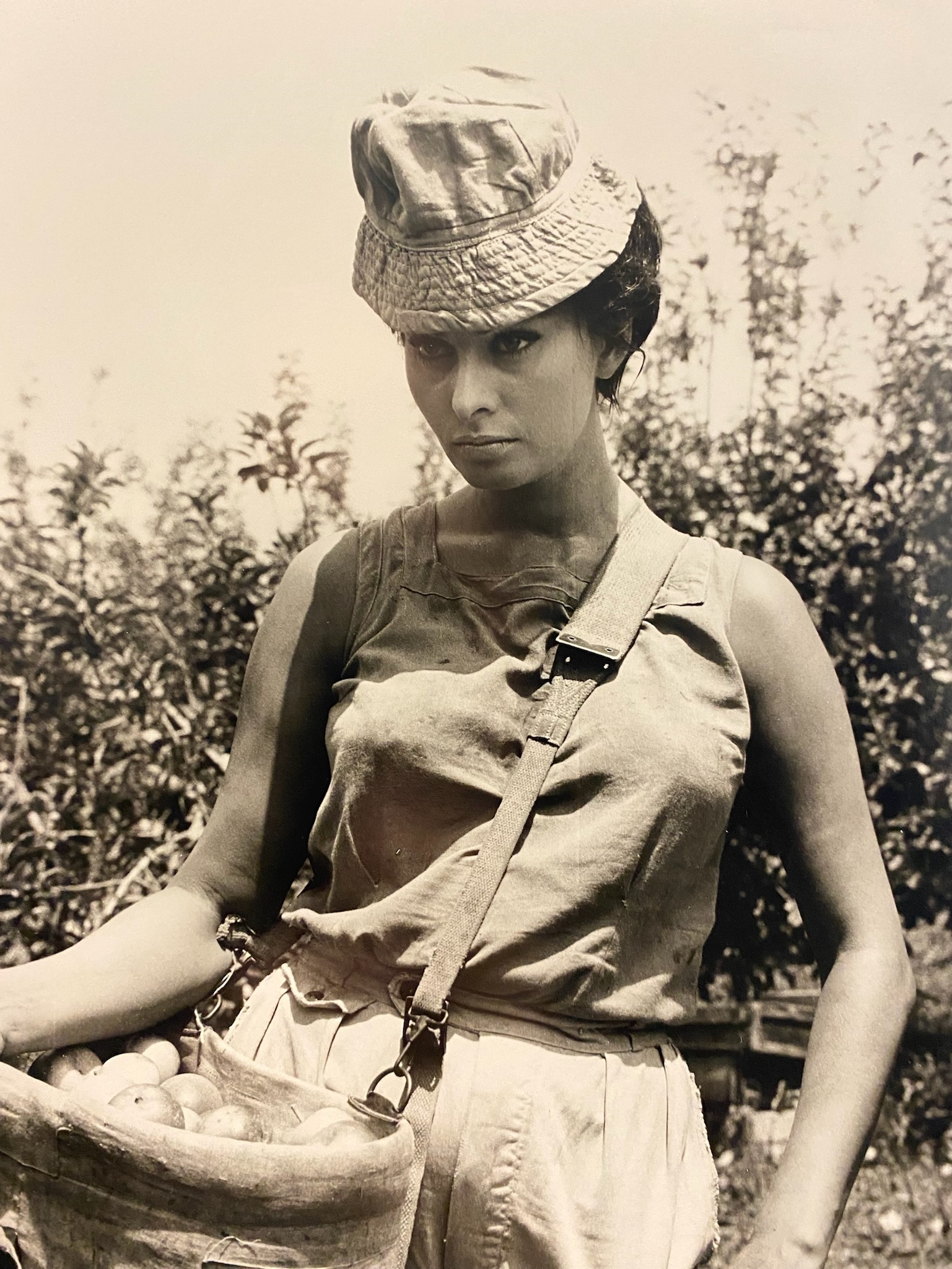 Sophia Loren as "Judith" during the shooting of the movie (Photographed by BOB PENN @ Paramount Pictures & Screenlife Est thanks to Daniel Unger)