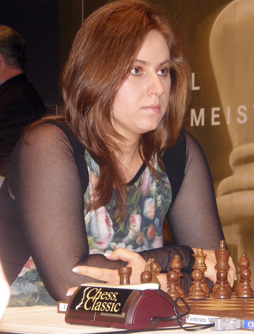 Judith Polgar competing, 2008 (Ygrek Wikipedia)