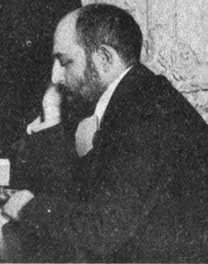 Ossip Bernstein at the World Chess Congress of 1909 in St. Petersburg