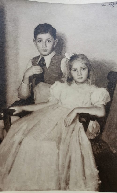 Claudia’s father Camillo, age 17, with his sister Sandra, age 13, on their first dance after returning to Turin.