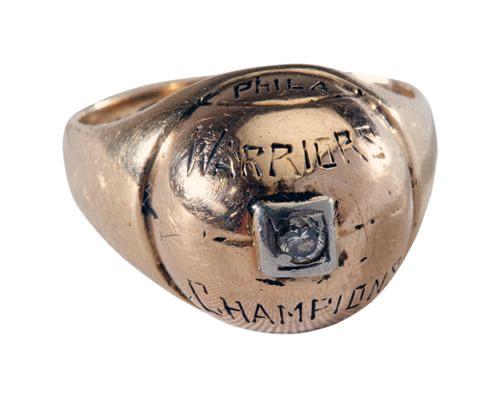 Philadelphia Warriors championship ring, 1947