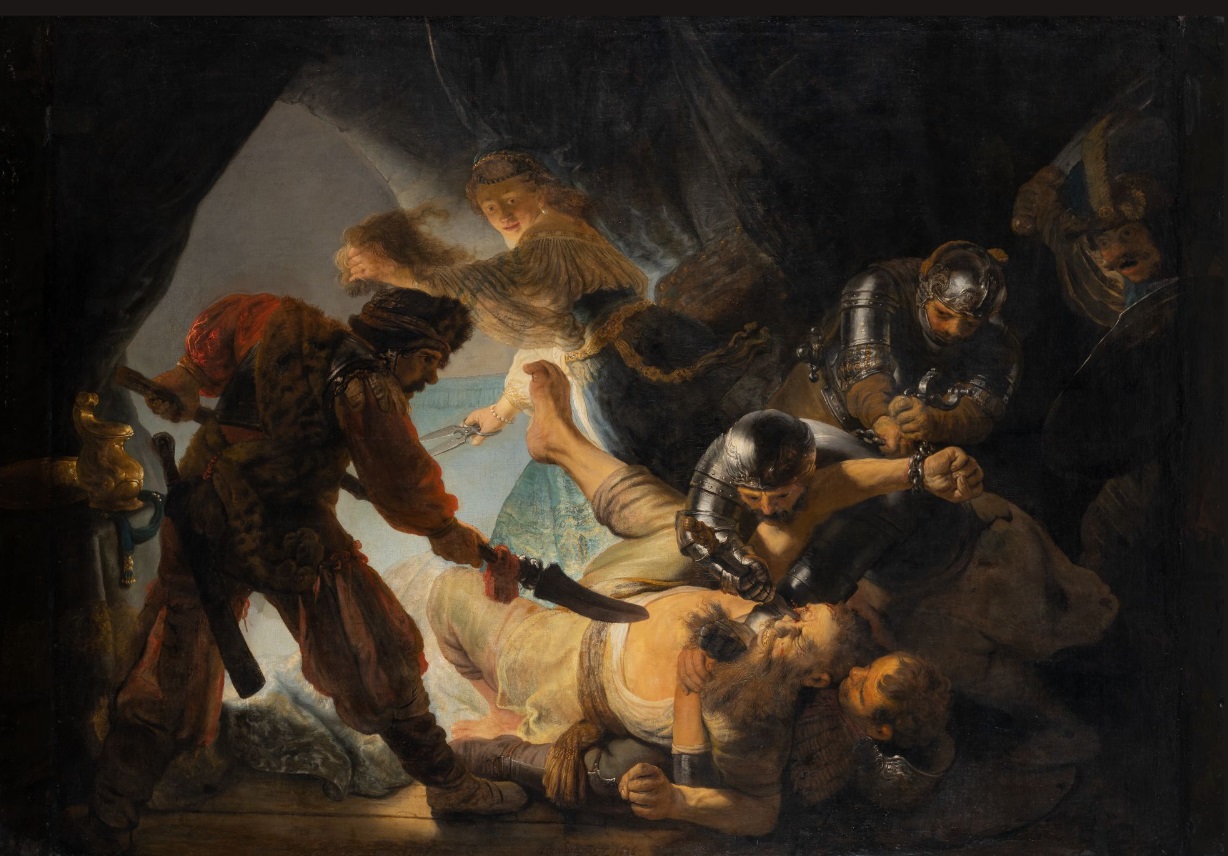 The Blinding of Samson, oil on canvas, Rembrandt 1636 (Courtesy of Städel Museum, Frankfurt am Main)