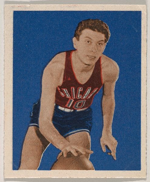 Max Zaslofsky, star of the Chicago Stags, 1948 (The Metropolitan Museum of Art, New York, The Jefferson R. Burdick Collection, Gift of Jefferson R. Burdick)