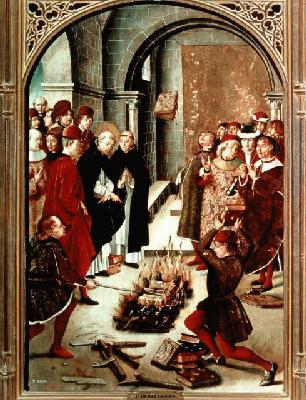 The Burning of the Talmud in Paris, 1244