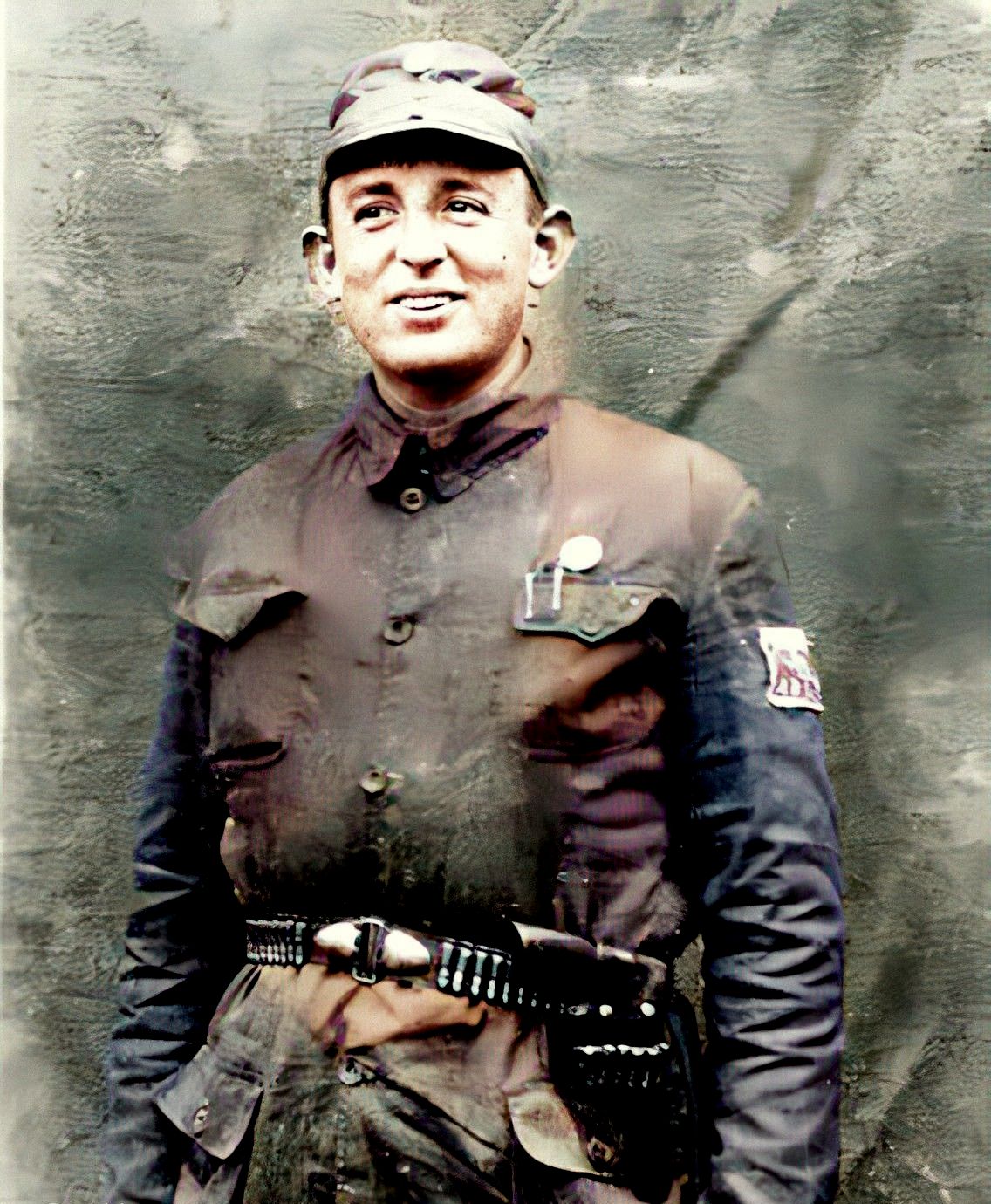 Jakob Rosenfeld in Chinese army uniform (Wikipedia)