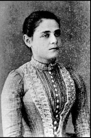 ד"ר אלכסנדרה בלקינד 1895 (הארכיון הציוני, ויקיפדיה)