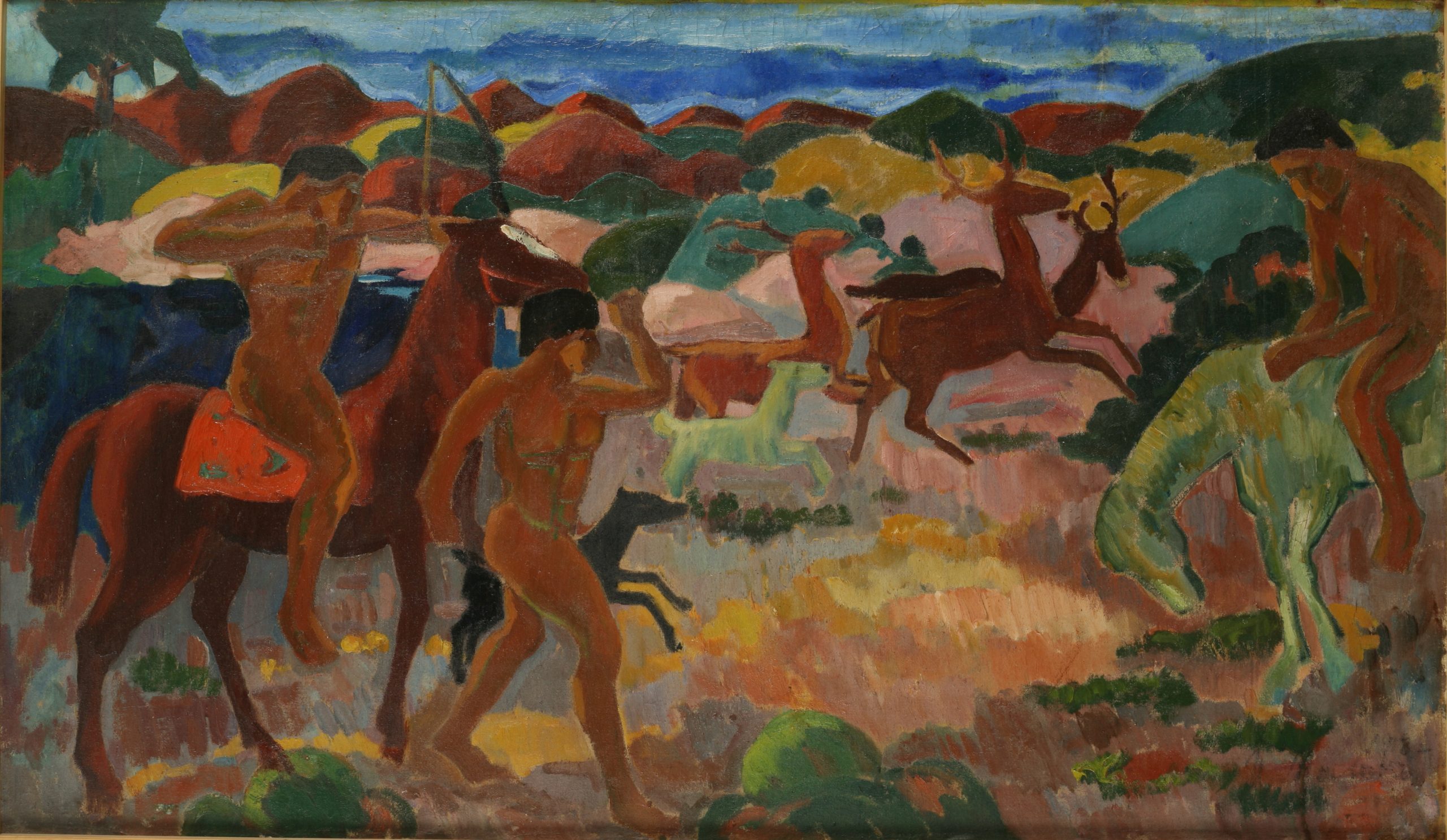 Isaac Malik The Hunt, 1918