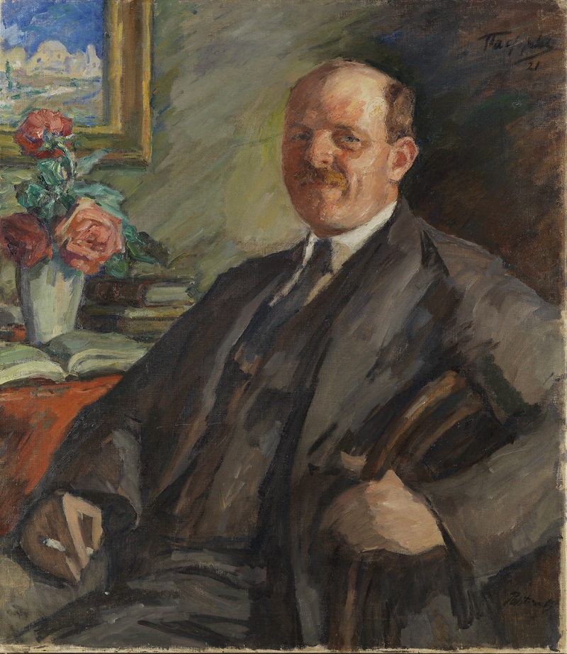 Leonid Pasternak, Russian, 1862-1945 Portrait of Chaim Nachman Bialik, 1921 Oil on canvas, 91.5 x 80.5 cm Gift of P. Schapira, Haifa B37.1174