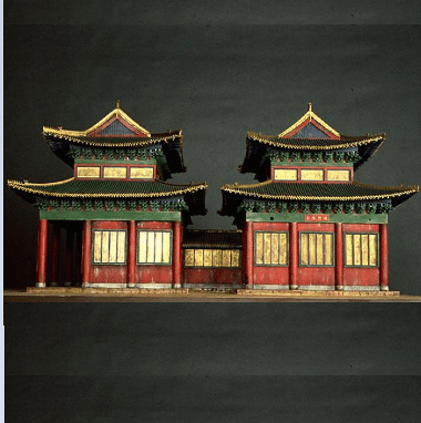 Model of the synagogue in Kaifeng. ANU – Museum of the Jewish People