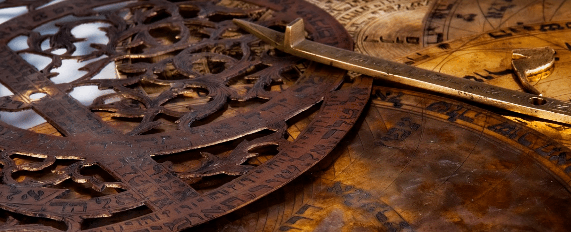 Astrolabe made by a Jewish artist, astrologer and astronomer in Iran, the 17th century. Courtesy of Aliza and Shlomo Musayof.