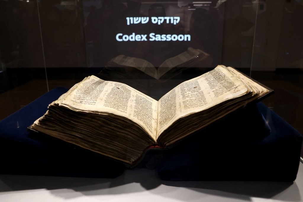 Codex Sassoon at ANU Museum (photo: Itzick Biran)