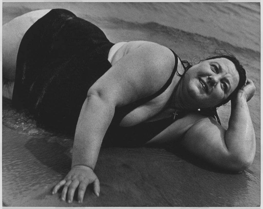 Lisette Model, Coney Island Bather, New York, c. 1939-July 1941. Gift of the Estate of Lisette Model, 1990, by direction of Joseph G. Blum, New York, through the American Friends of Canada, National Gallery of Canada, Ottawa
